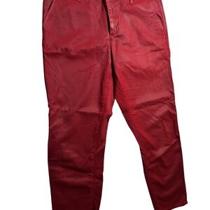 AG Adriano Goldschmied Men's Chinos in Deep Red
